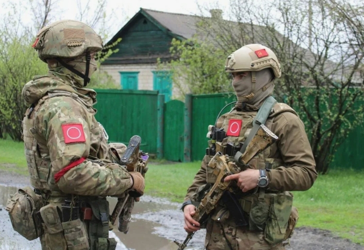 Военнослужащие группировки Отважные или группировки Центр